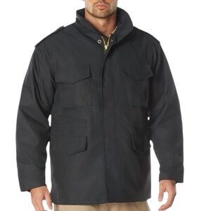Rothco M-65 Field Jacket Black Men’s Size L